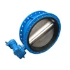 API Double Flange Triple Offset Butterfly Valve with Gear Operation