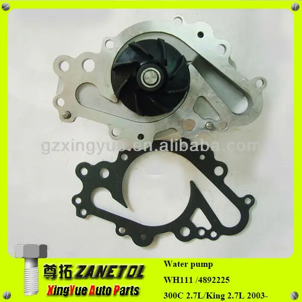 Water Pump WH9111 4892225 Chrysler 300C KING 2.7 parts, View Chrysler