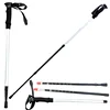 100% Carbon Fiber Trekking Pole -Ultralight Weight Collapsible Durable Walking Poles with Metal Screw Flip Lock and Carry Bag