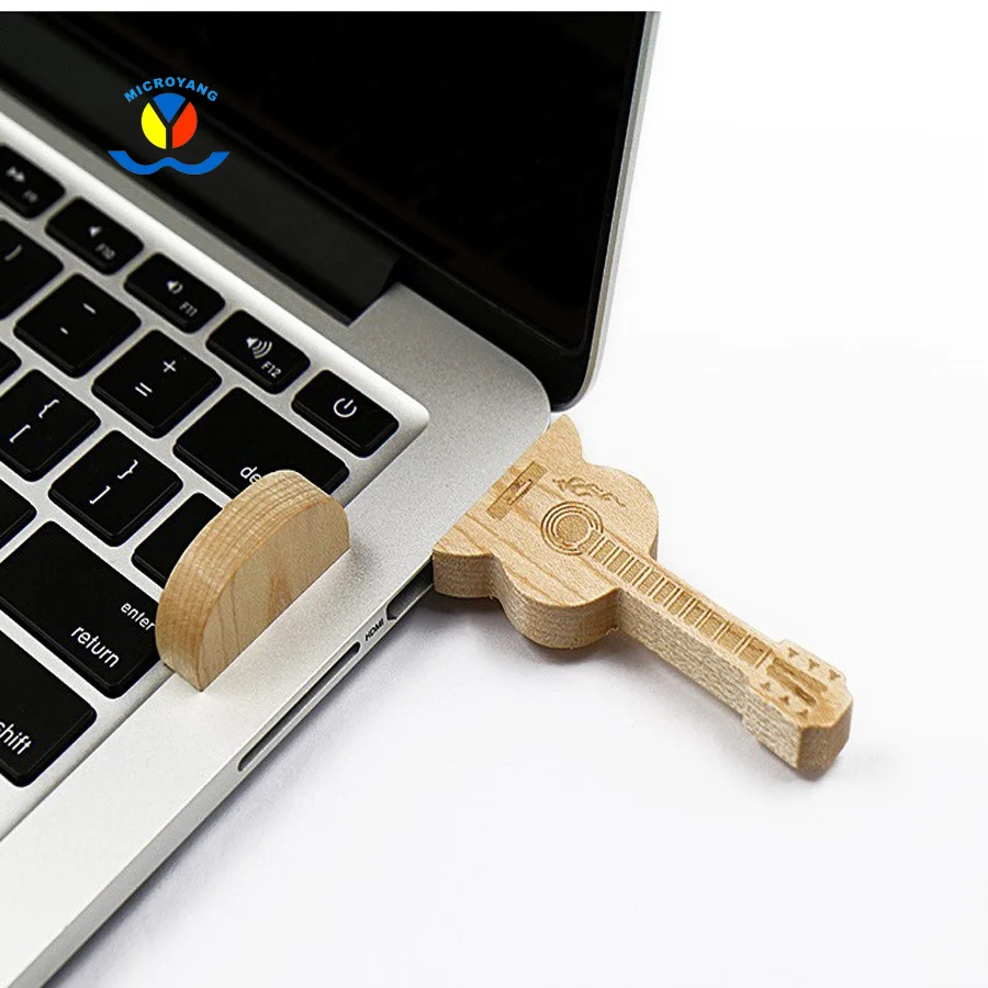 Wholesale custom logo rotating +box USB stick swivel wooden flash drive with 2gb 8gb custom design - ANKUX.COM