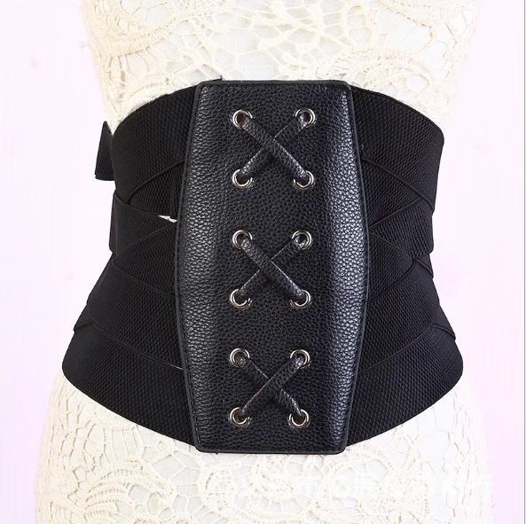 
2019 hot sales ylm Fashion Girls Retro Tie rope Bohemian style bead belt Waistband women Wide waist decoration waist belt 