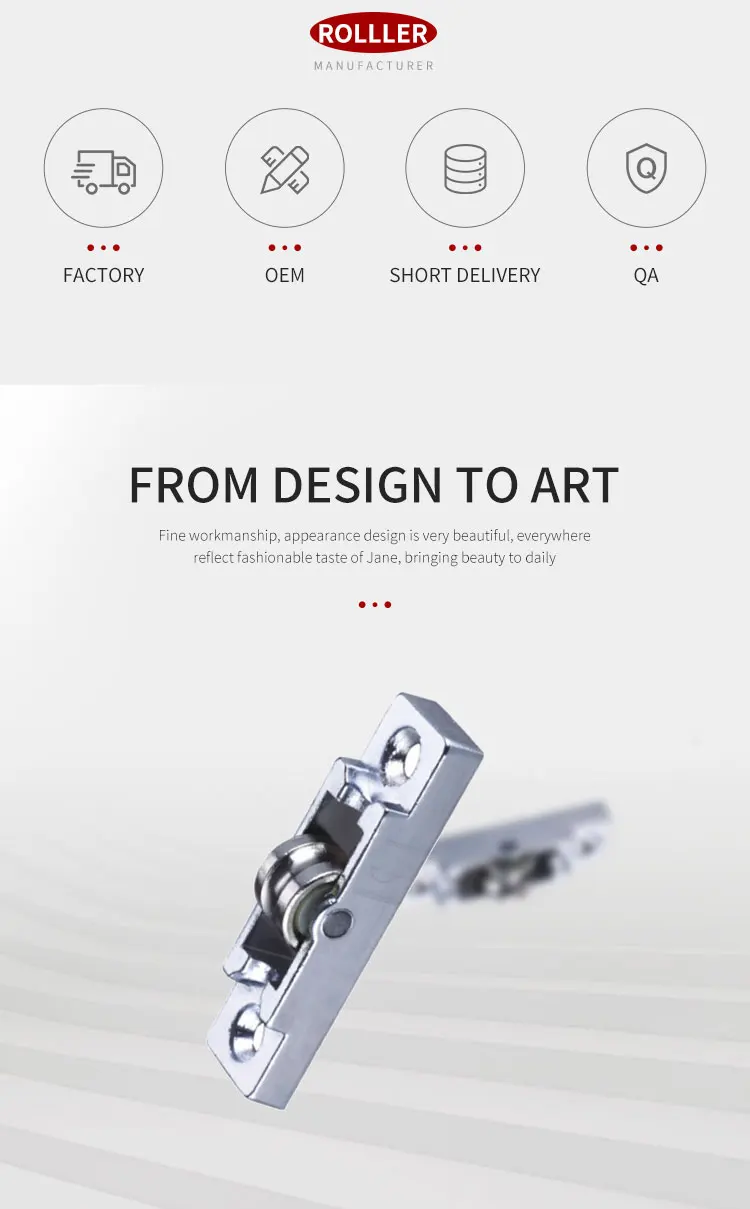 High Quality Upvc Window bearing Accessories Wheels Steel Rollers Slide