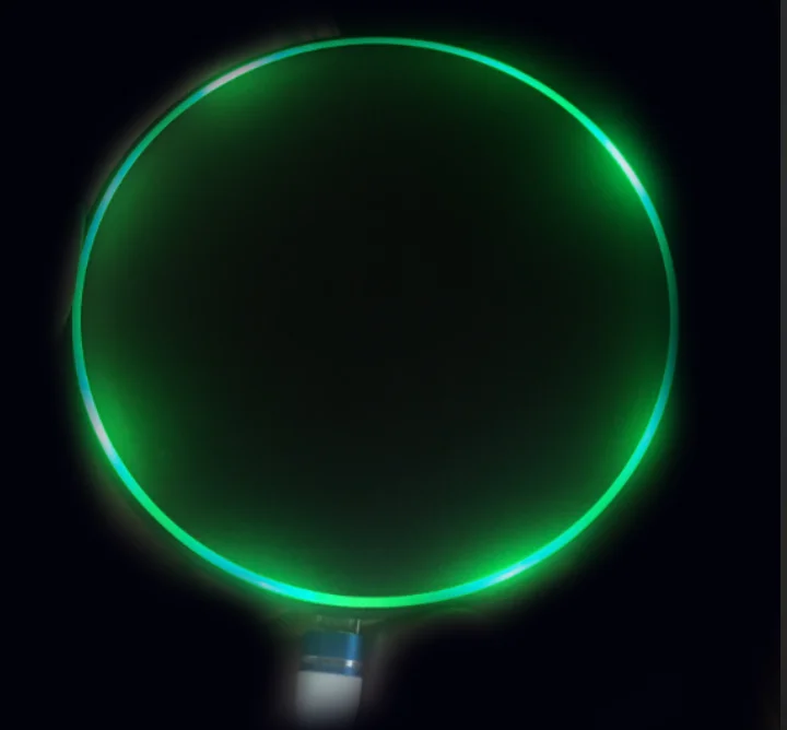 Round Design Led Edge Qi 10W Quick Wireless charger - ANKUX.COM