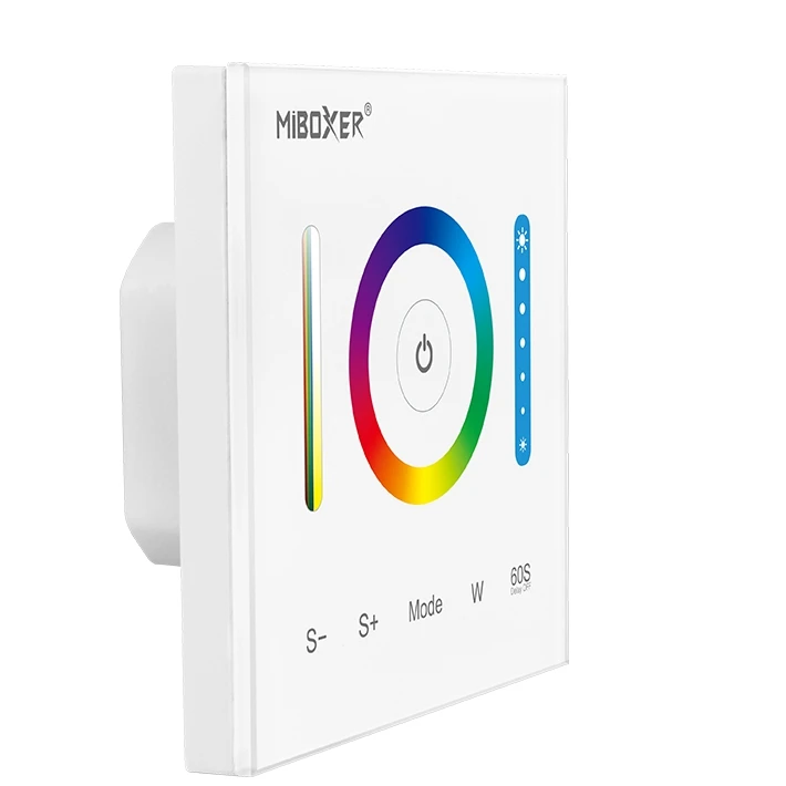 LED Light Smart Panel Controller RGB/RGBW/RGB+CCT Wall Mounted Dimmer Controller