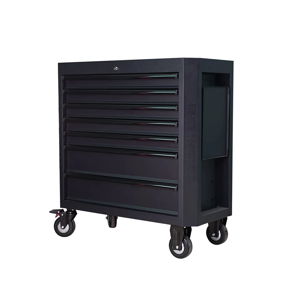 Gangdao Black Tool Checst Tool Cabinets Workshop For Storage Heavy Duty ...