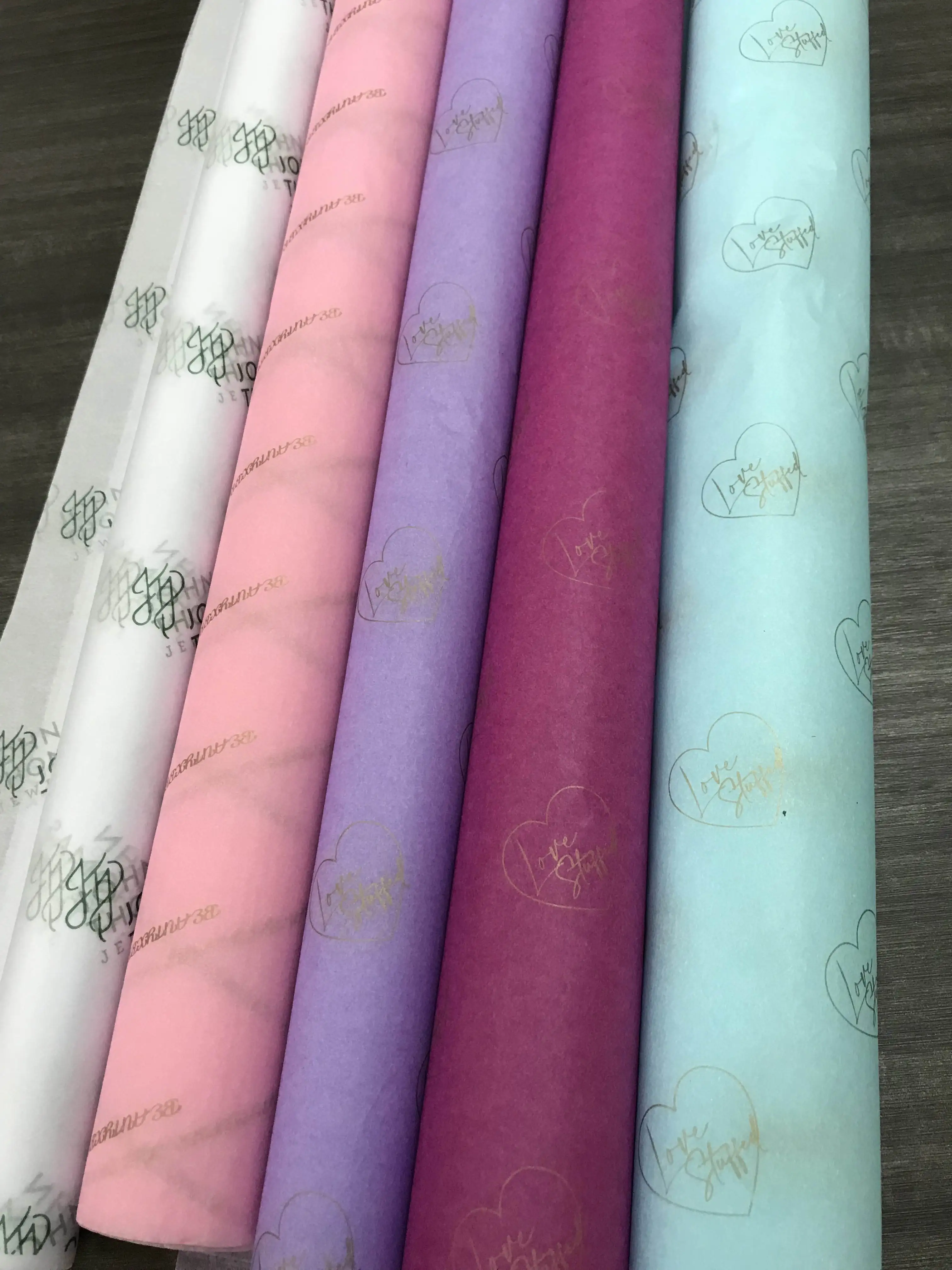 Customized Logo Tissue Wrapping Paper For Packing Cloths Buy Wrapping