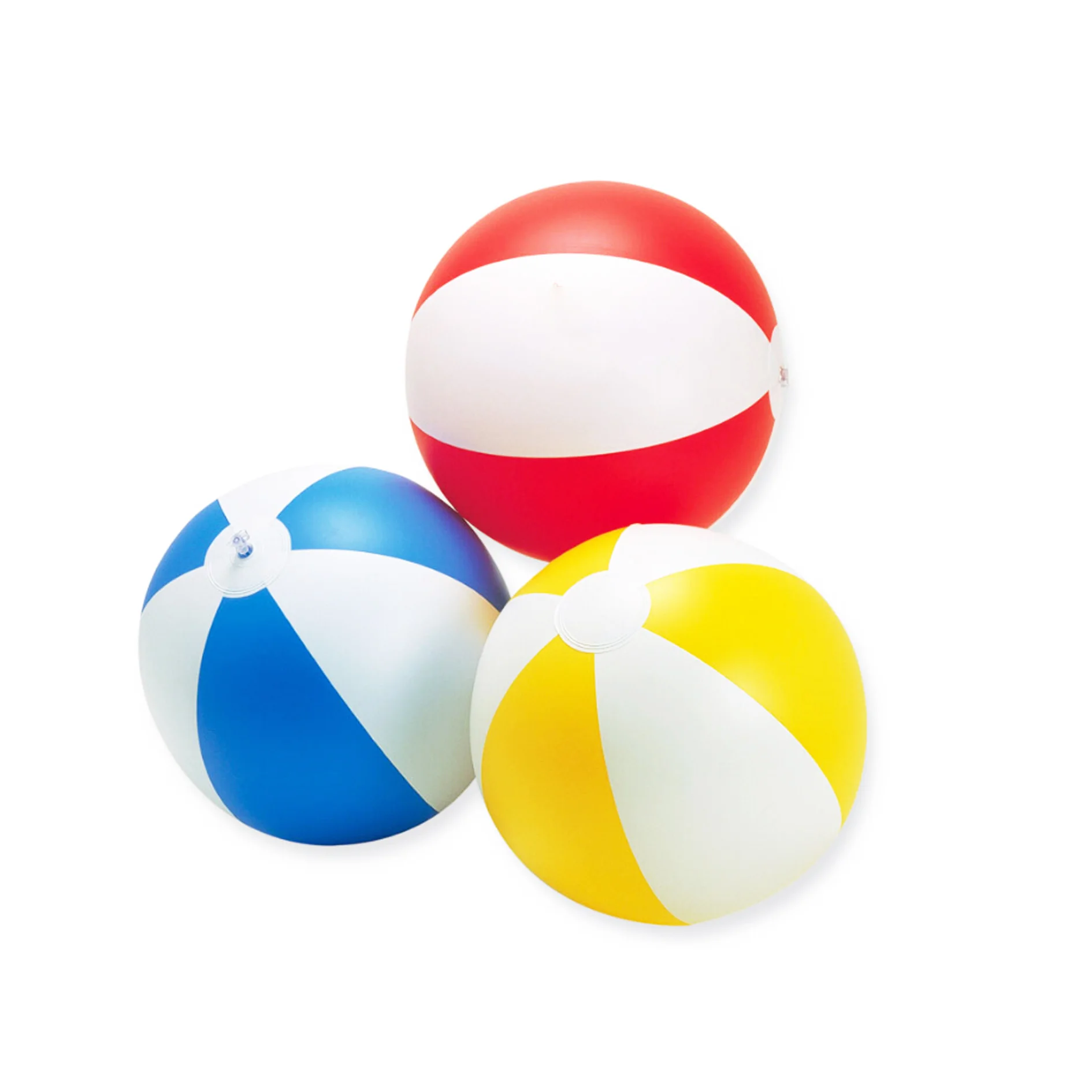 批发pvc水儿童玩具彩色透明球充气沙滩球度假