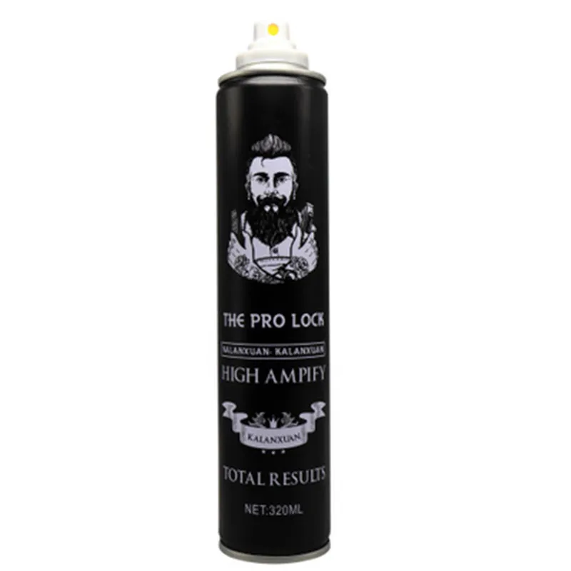 Hot selling custom private label 320ml hair setting spray waterproof matte bottle for fix hair style.jpg