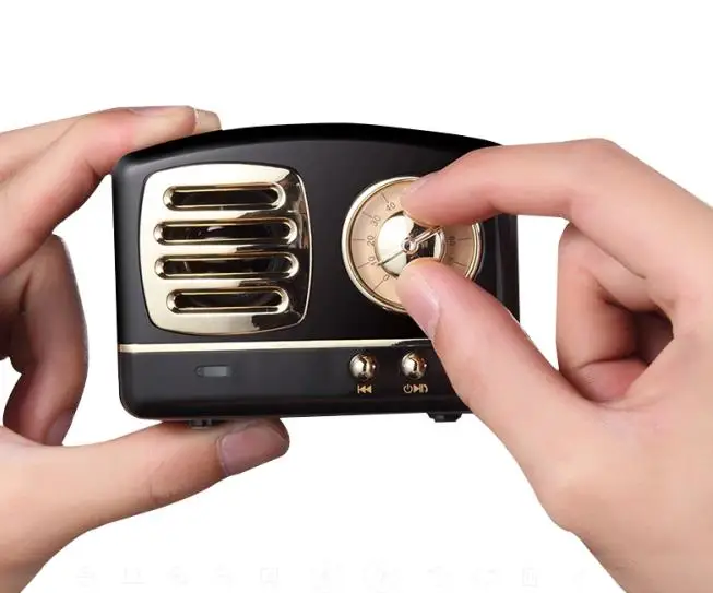 Retro old-fashioned smart portable wireless BT speaker sound for outdoor sports - ANKUX.COM