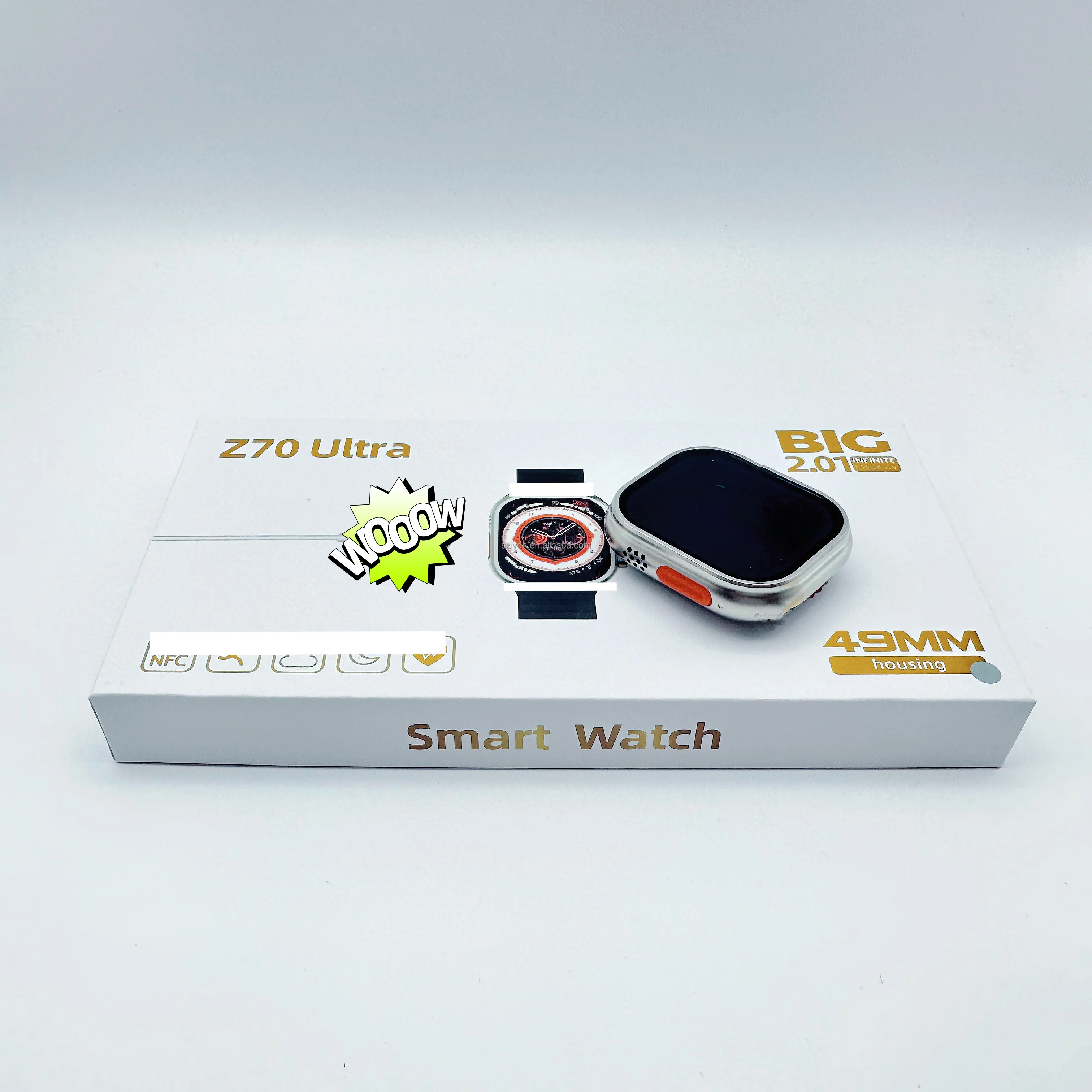 Newest Z70 Ultra 2.01 Inch Full Touch Screen Smartwatch Serie 8 Reloj ...