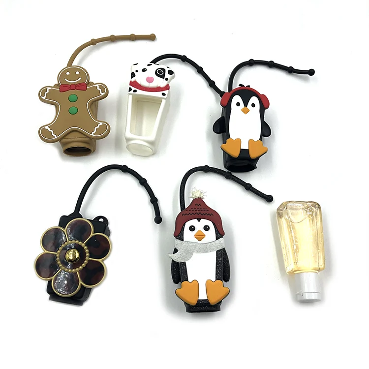 Portable Empty Bottles 30ml Hand Sanitizer Keychain Holder Travel