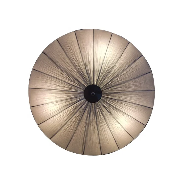 Crumpled Coloured Fabric Ceiling Light Wrinkled Deckenleuchten Wall Light Paper Decor for Bedroom and Lounge