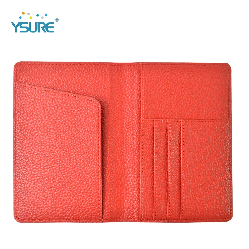 Ysure Hot Products Saffiano Leather Passport Card Holder Cover Custom