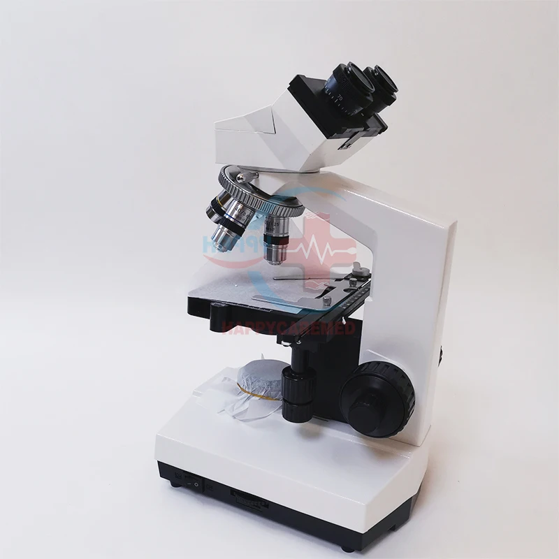 Hc B078 Medical Laboratory Binocular Microscope Biological Microscope 4x 10x 40x Basic 0308