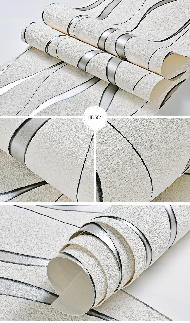 3d Striped Nonwoven Living Room Tv Background Wall Decoration