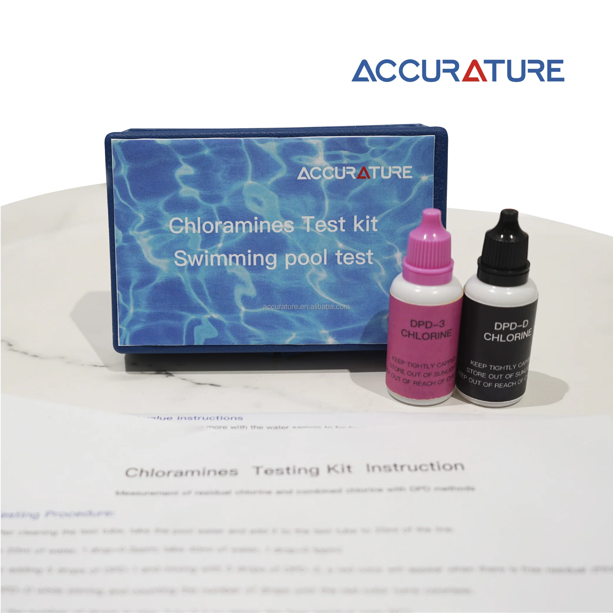 Test Swimming Pool Kit Ph Chloramines Chlorine Water Test Kits For Pool