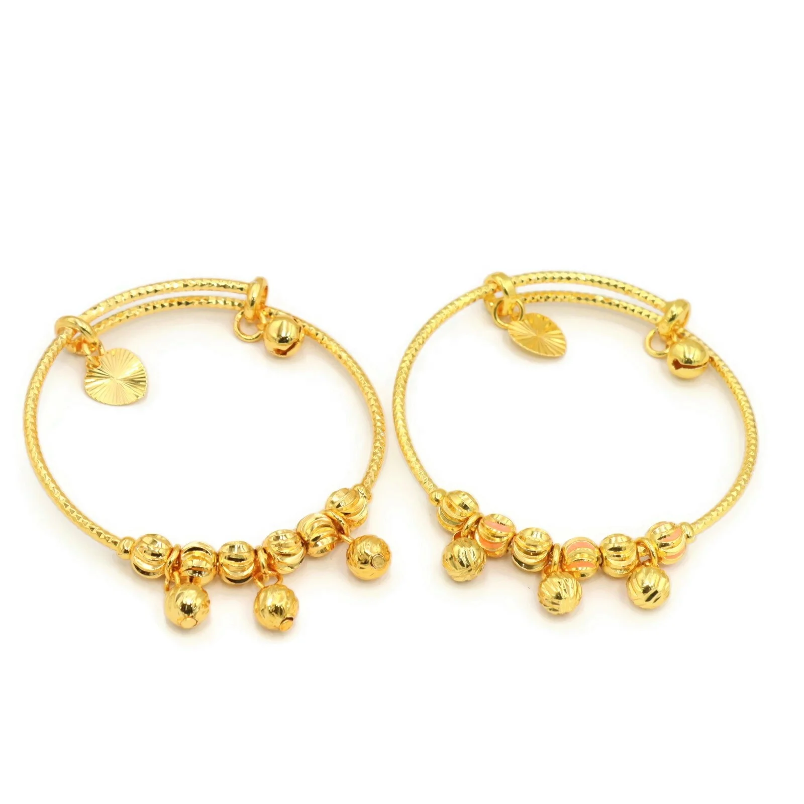 High Quality Gold Bracelets Bangle For Baby's Popular Design Hanging