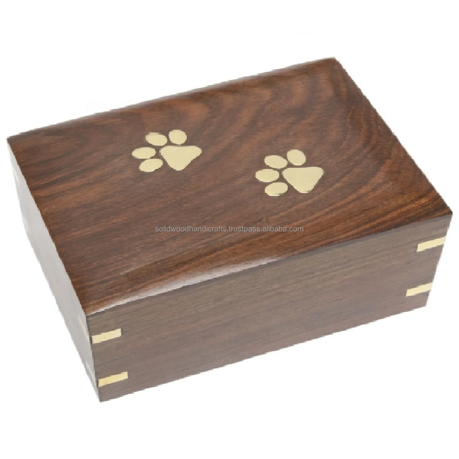 Wooden Urn Box For Pet Ashes | Wood Cremation Urns | Funeral Urns ...