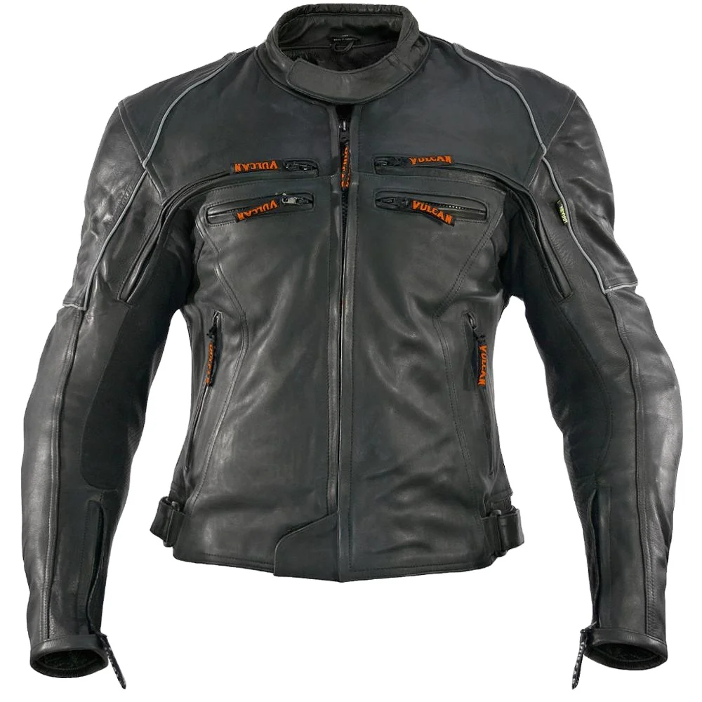 Men's Racing Armored Jacket With Motorbike Leather Jackets Motorcycle