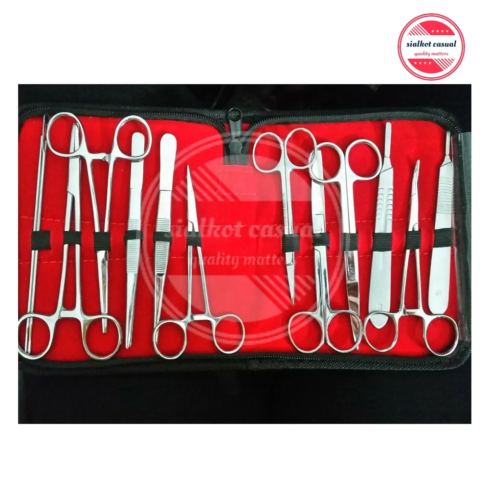 Biology Lab Anatomy Medical Dissecting Dissection Practice Kit 12pc