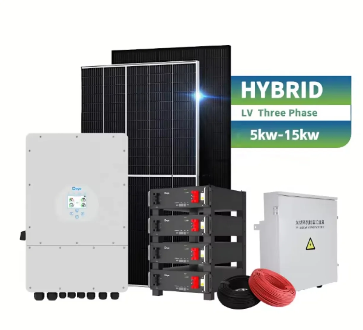 UL 9540A certification badge on battery nameplate alongside inverter label