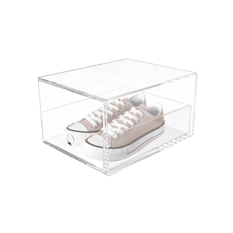 Clear Acrylic Shoes Case Acrylic Box With Lid Buy Acrylic Shoes Box
