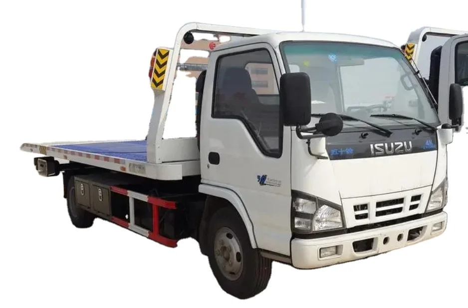 Used Isuzu Diesel Truck Chassis With 5-6t Tow Capacity Euro 4 Emission ...