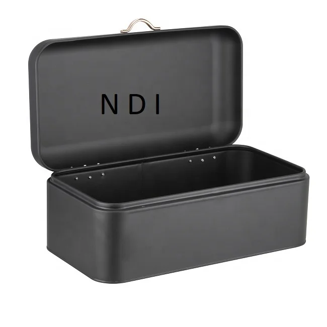 Antique Finishing Metal Bread Box Unique Design Metal Bread Bin Best Quality Kitchen Counter Top