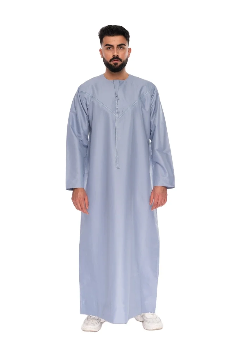 Premium Men's Stylish Muslim Casual Abaya Thobe Jubbah Made In Pakistan ...