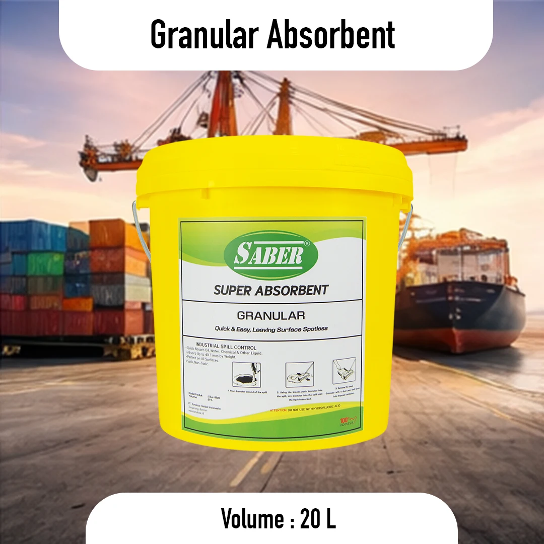 Sorbent Powder Industrial Spill Control Granules 20L - High Absorbency Universal ...