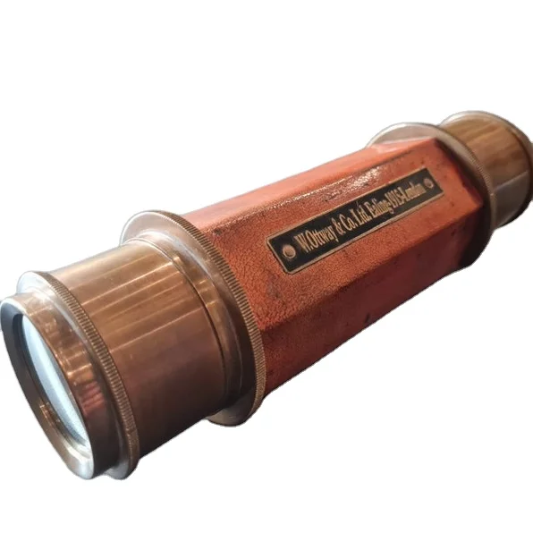 Beautiful Handmade Antique Brass Telescope 24 Inch Handheld Vintage