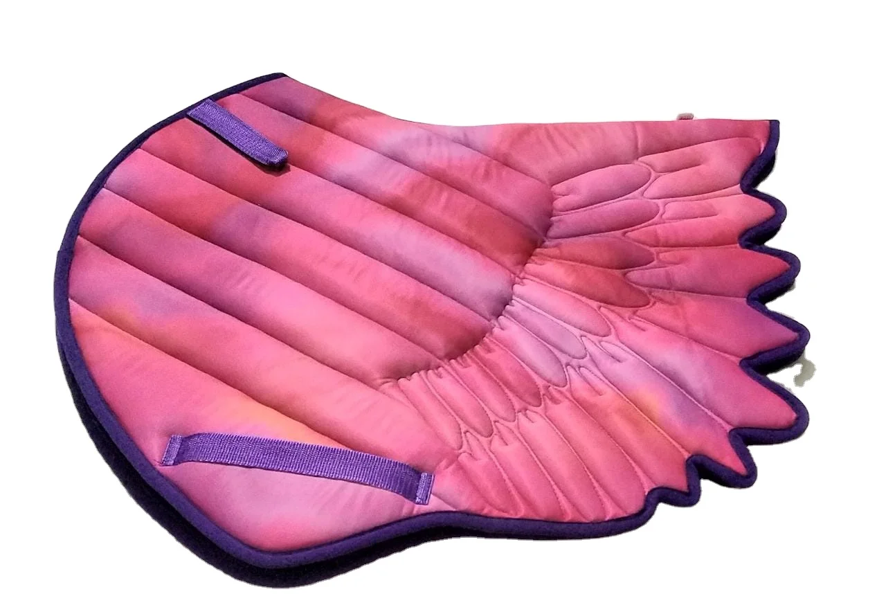 Dressage English Saddle Pad For Horse Lining With Sublimation Printing