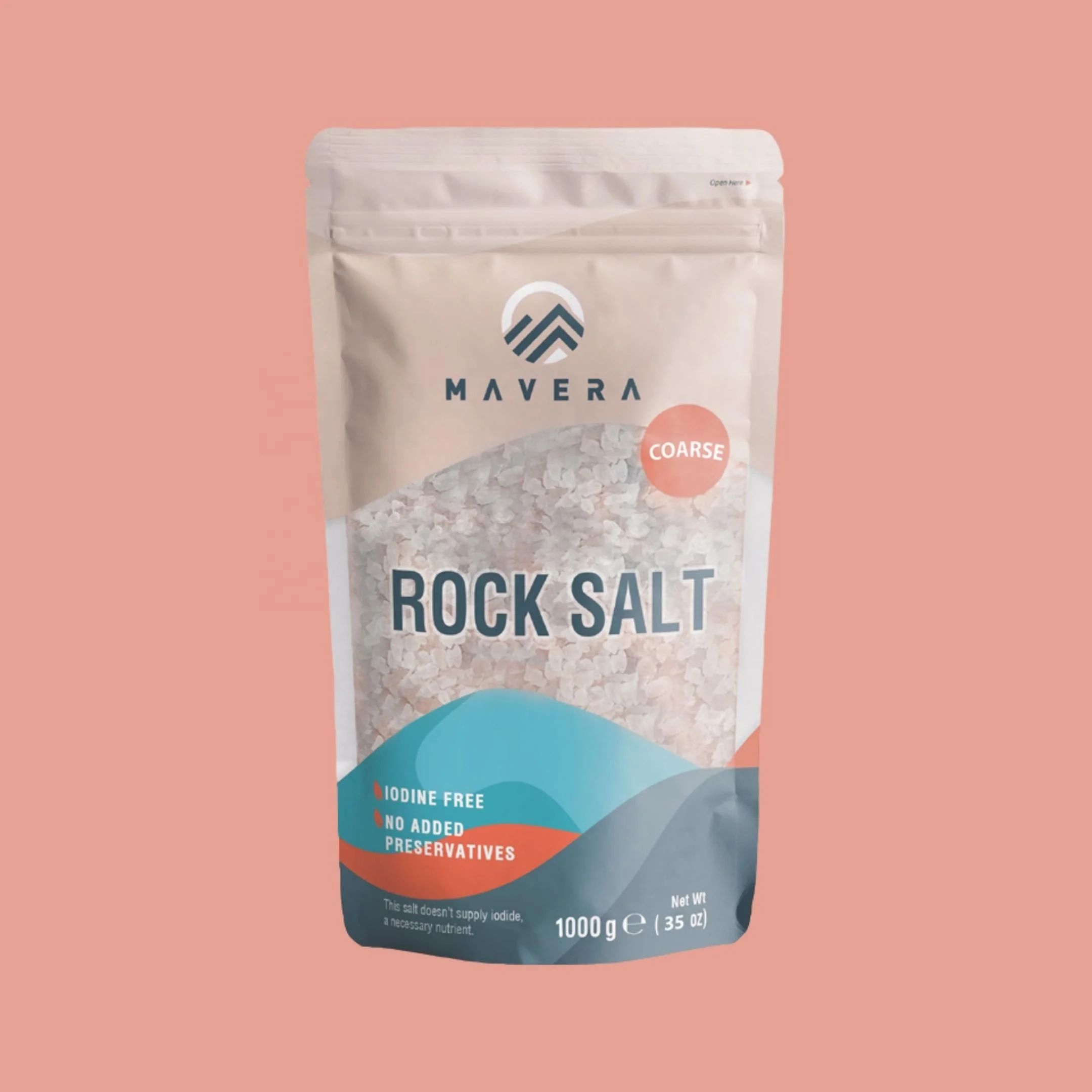 Natural White Rock Salt 1 Kg Coarse Grain Packed 100 Organic Edible