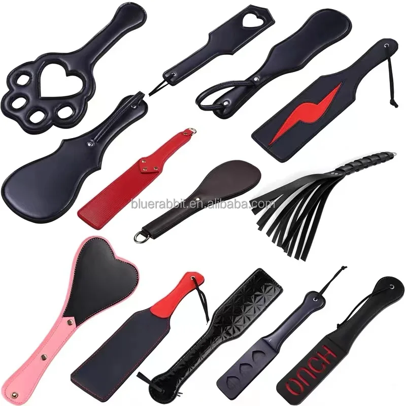 Spanking Paddle Wholesale Handle Faux Leather BDSM Bondage Spank Whips  Adult Game Ass Punish Sex Toys for Couples