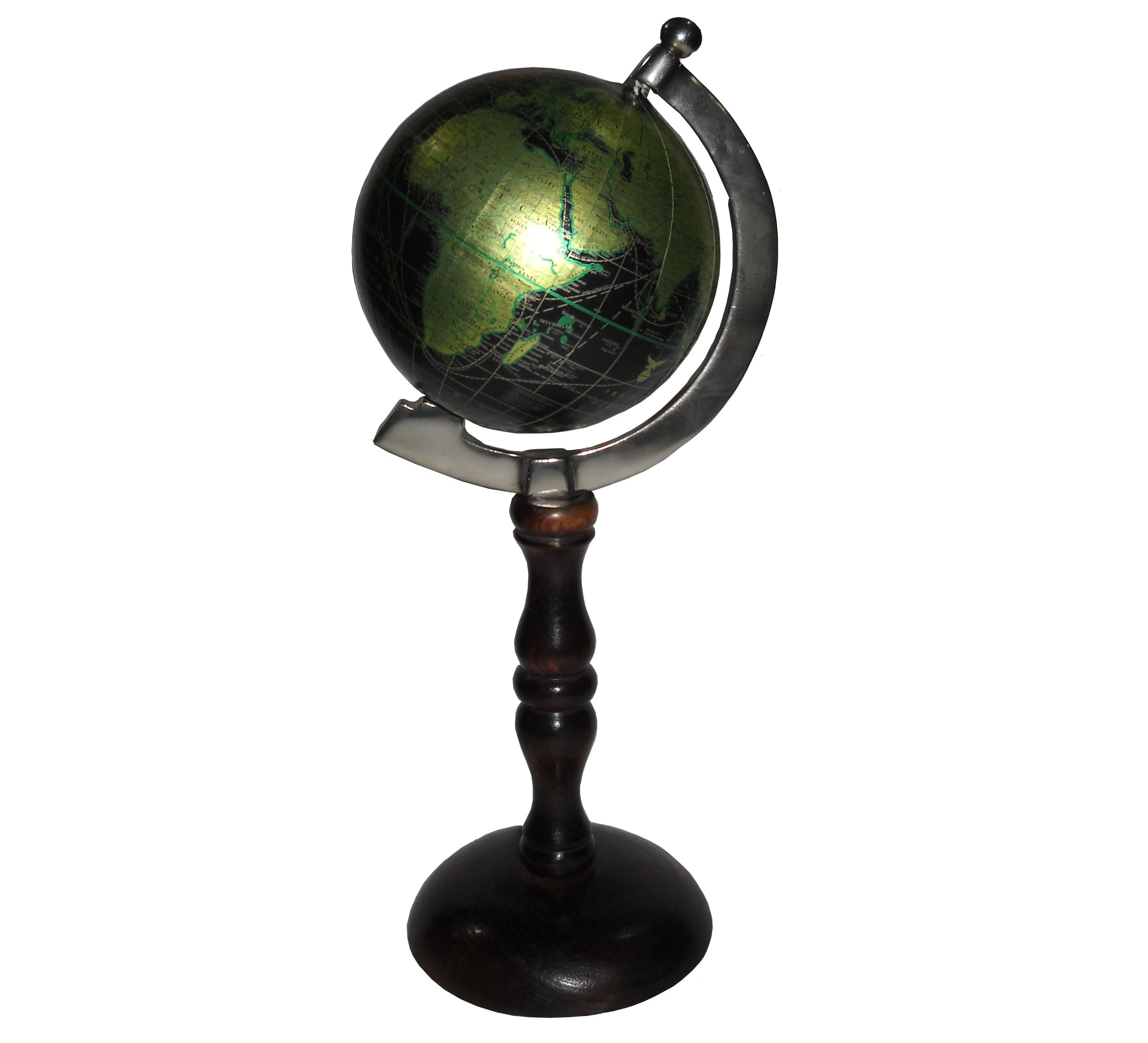 POSEDWRA Transparenter Globus 32cm | Lehrreicher Erdkunde-Globus Für Zuhause