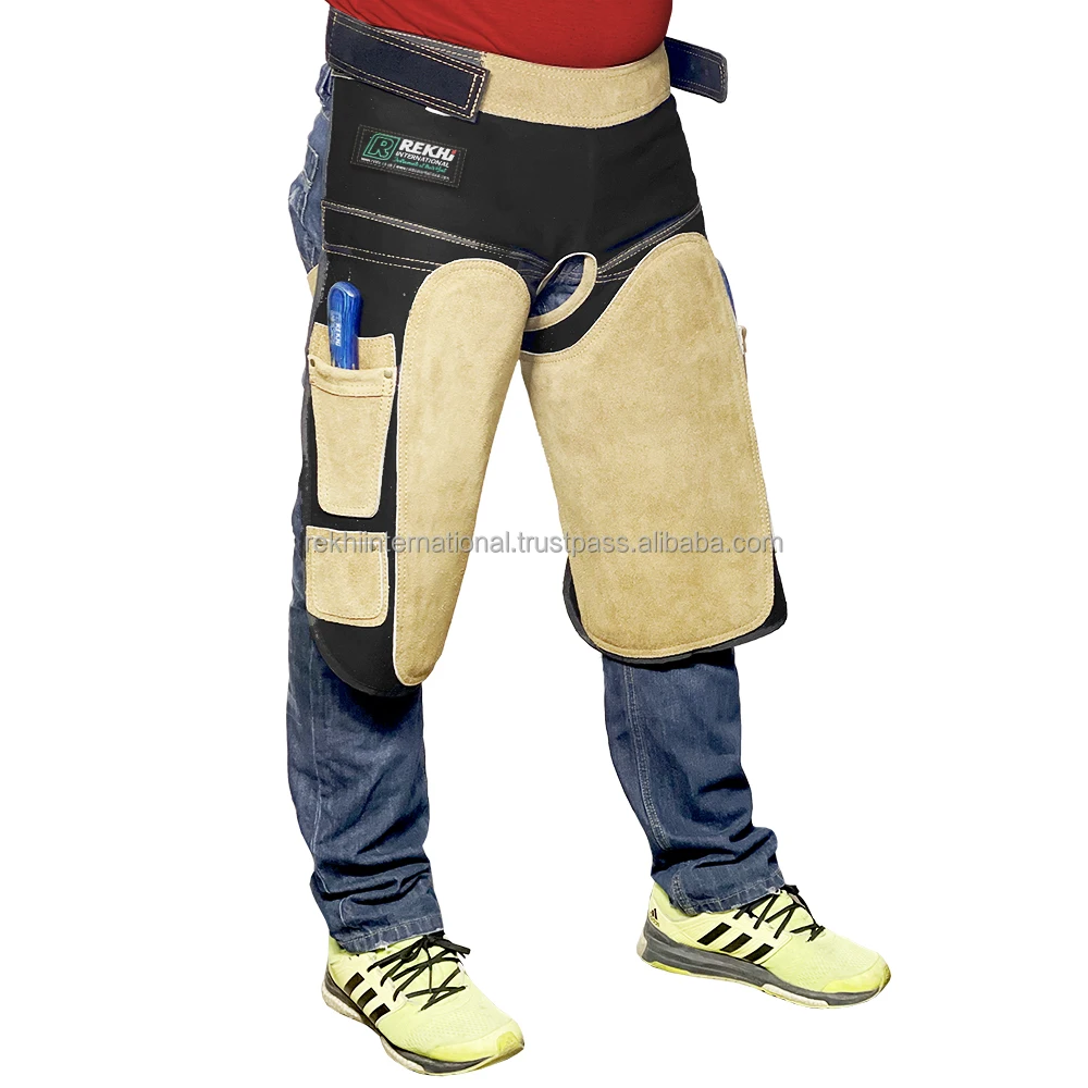 Professional Farrier Aprons Blacksmith Work Tools Chaps Cowhide Suede