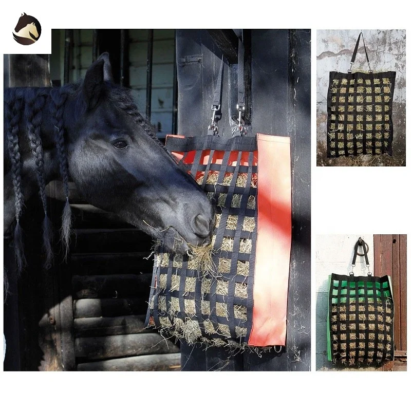 High Quality Horse Pro Slow Feed Horse Hay Bag Slow Feeder Grid Hay Bag