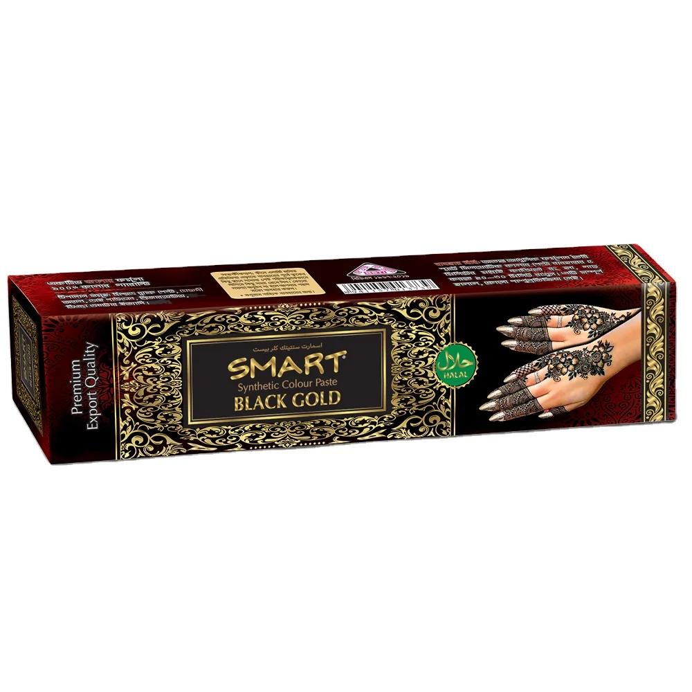 Black Cone Henna Mehndi Paste Manufacture In Good Quality Temporary