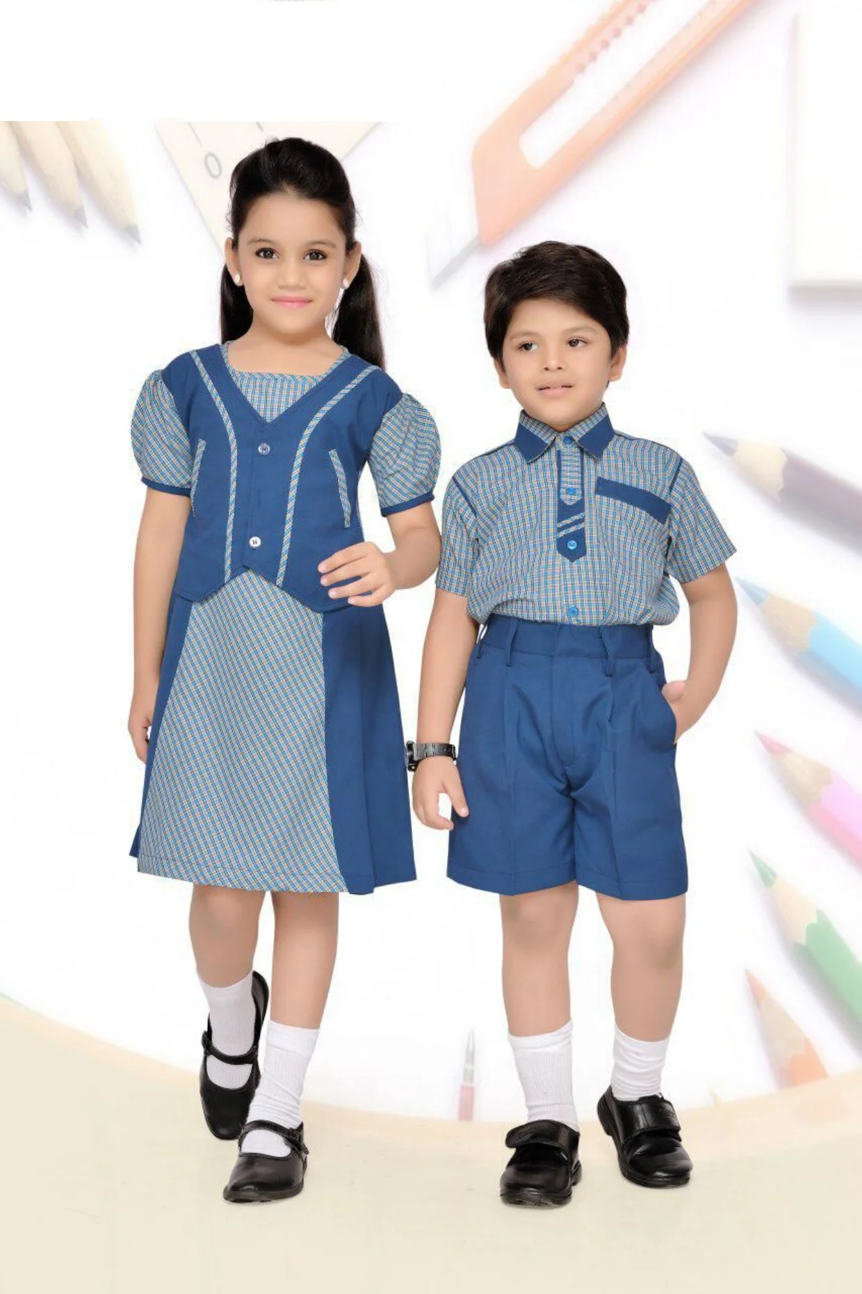 Dresses For Primary School Uniform Set Hot Selling Colorful Uniform ...