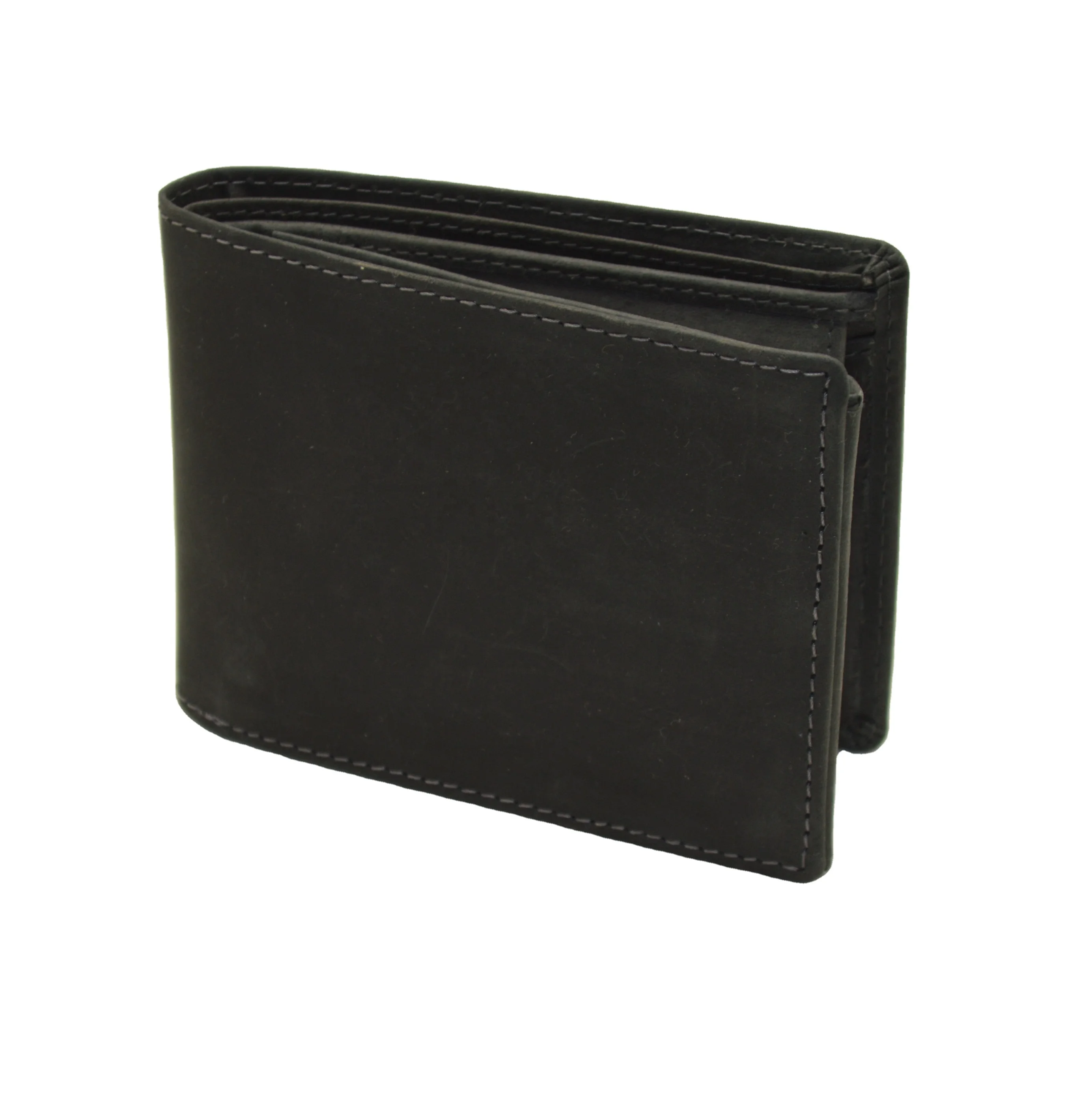 Custom Crazy Horse Wallet For Men Bifold Genuine Leather Wallets