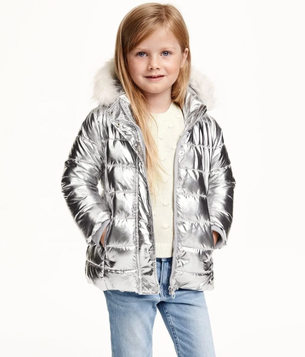 silver bubble coat