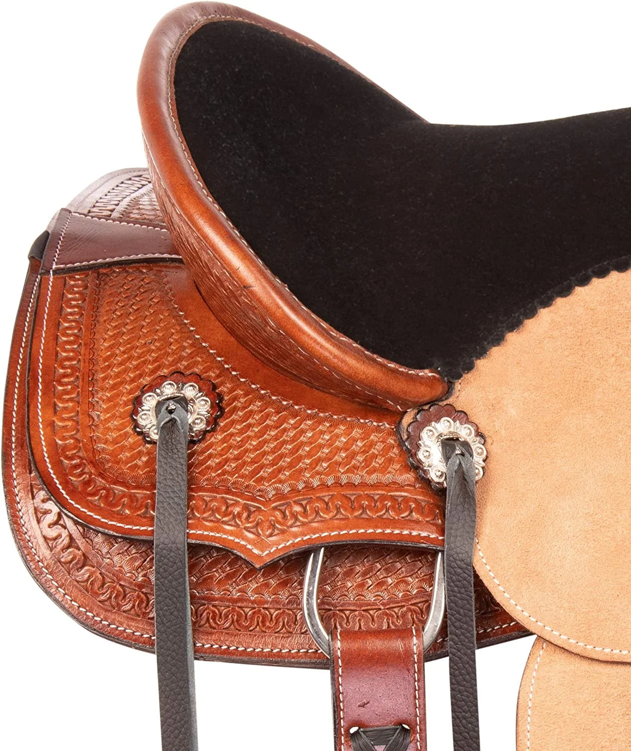 Premium Quality Western Leather Horse Saddle With Matching Horse Tack