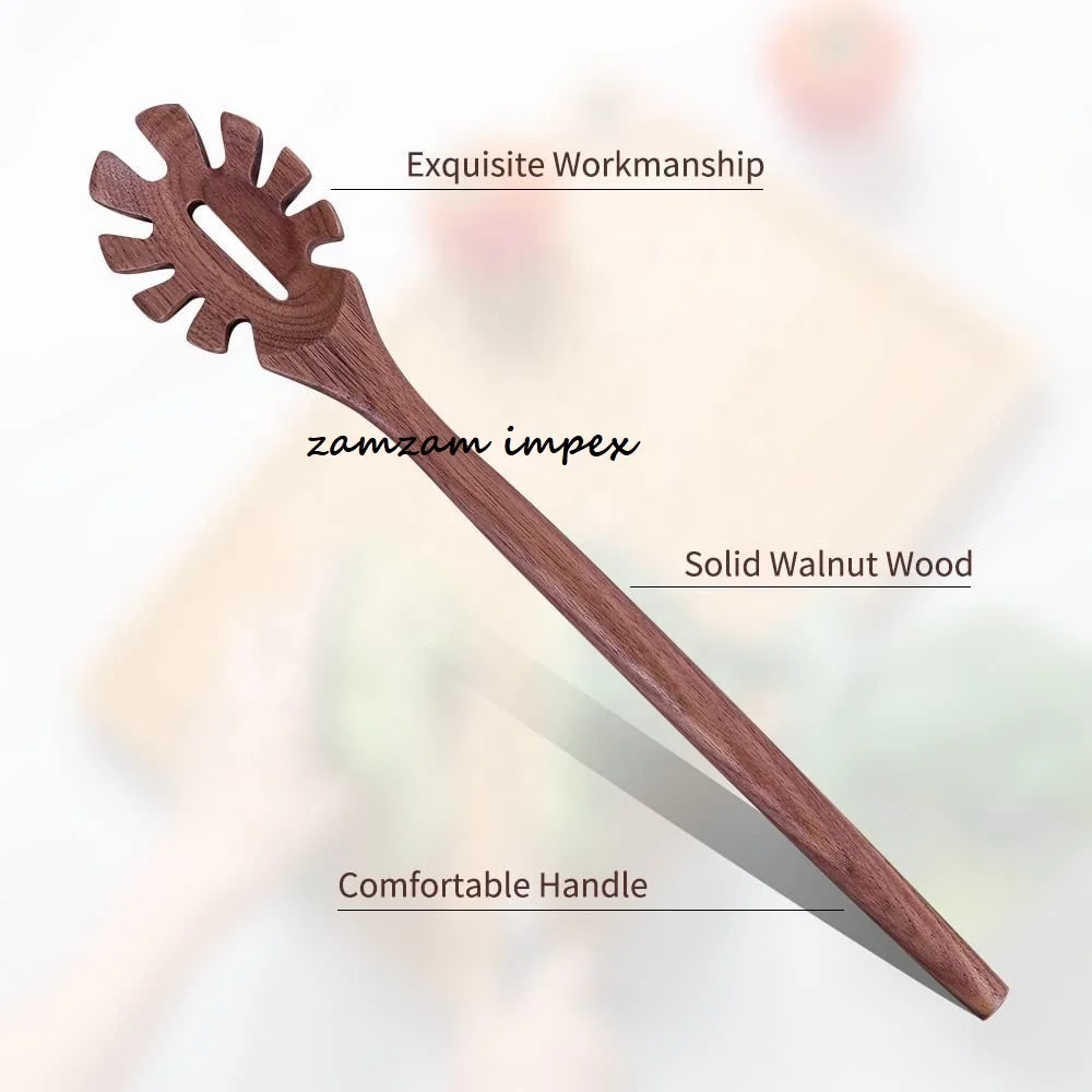 Handmade 5-Piece Acacia Wood Kitchen Utensil Set Durable Design ...