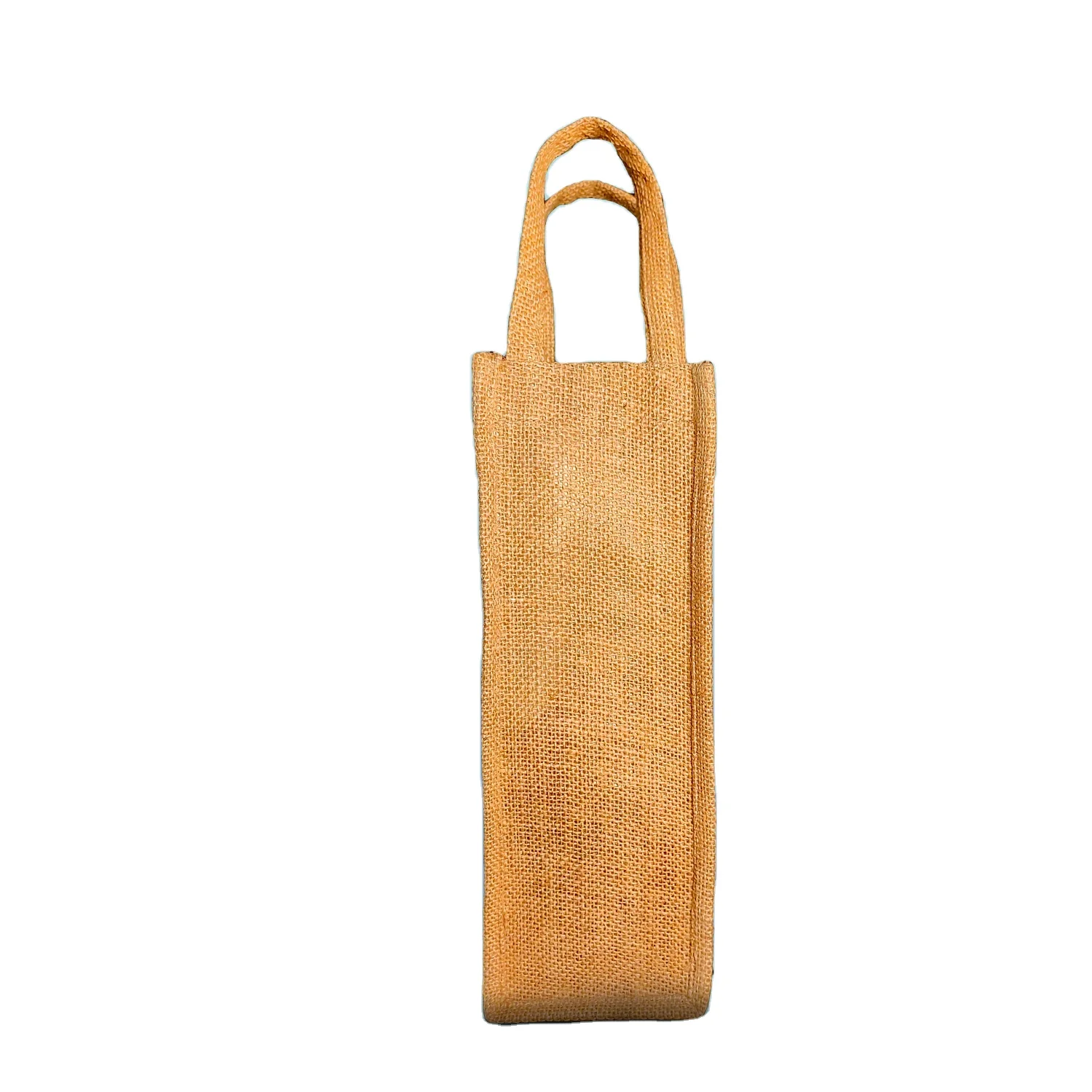 Jute Wine Shopping Bag With Logo Cheap Custom Printed Recyclable 