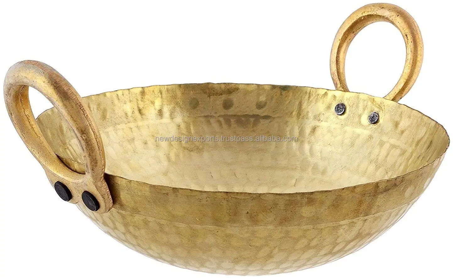 Brass Wok Brass Kadhai Karahi Kadai Cooking Utensils Kitchenware Good For Health Kadhai Buy
