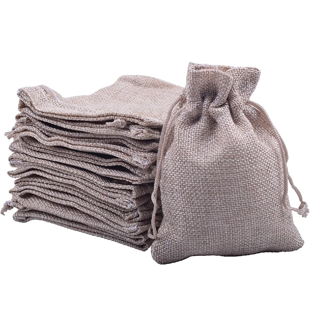 Jute Burlap Sand Bag And Hessian Drawstring Bag 100 Natural Eco