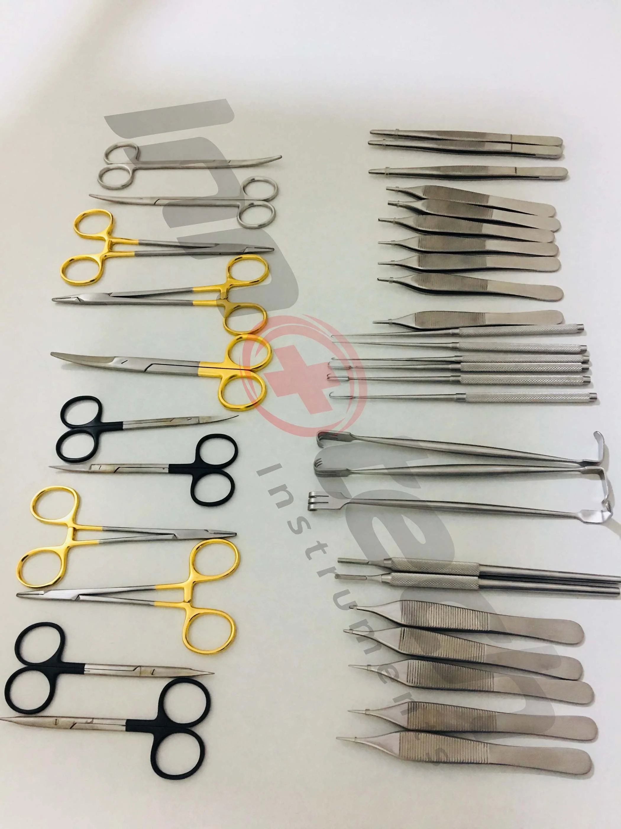 New Plastic Surgery Basic Set Kit Of 37 Pcs General Surgery Plastic