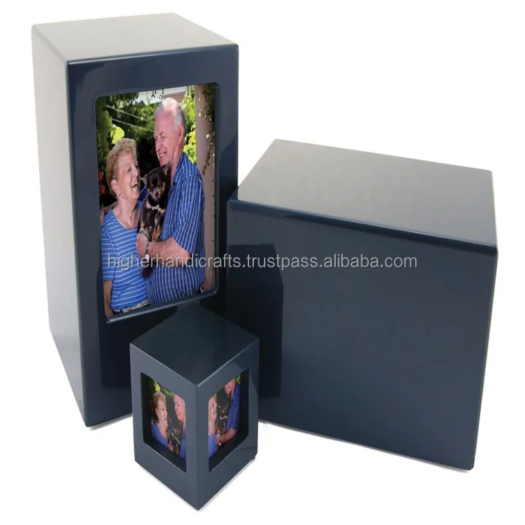 Handmade Memorial Photo Wooden Human Cremation Urn Quality Grade Wooden ...