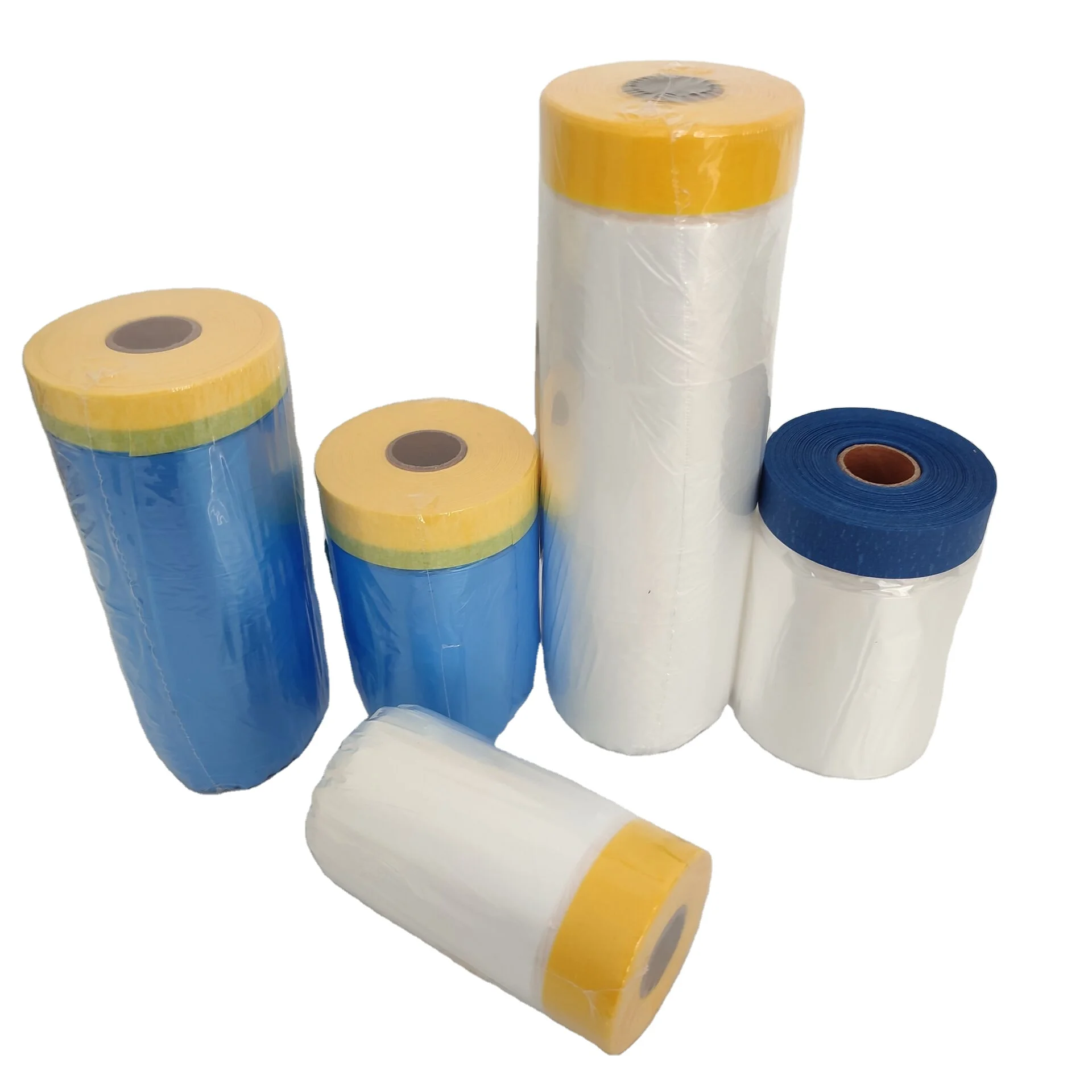 Plastic Sheeting Roll Tape And Drape Automotive Painters Masking Tape Film Buy Plastic Film