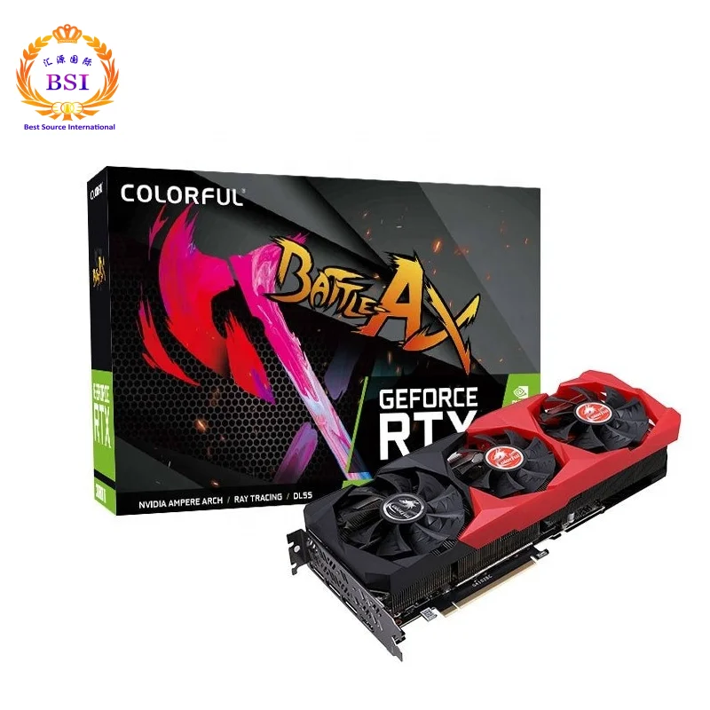 COLORFUL GeForce RTX 3080Ti 12GB 訳あり Colorful GeForce RTX 3080 Ti 12GB Graphics Card, 384 Bit, Advanced
